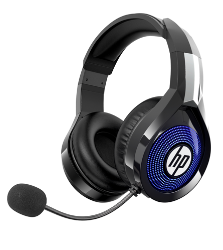 HP Wired Stereo Headset with mic Gaming Over ear Headset W LED H200 ...